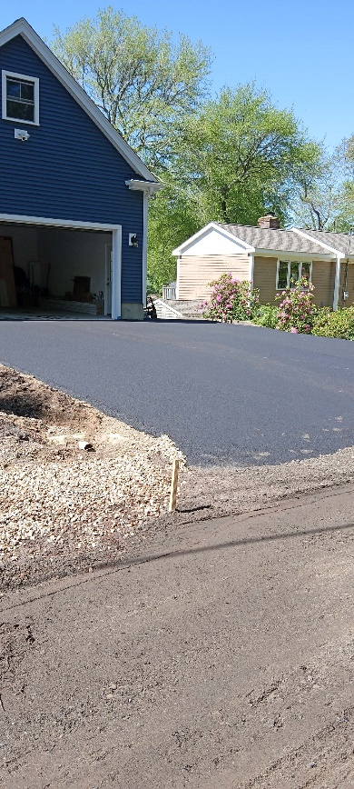 Driveway paving of a residential property